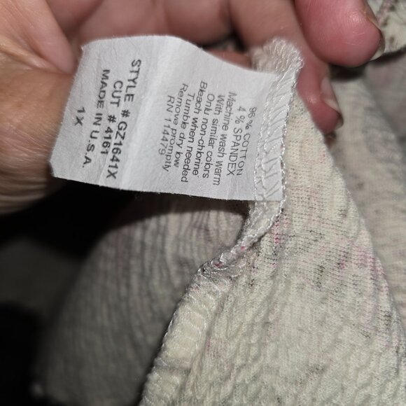 Curly Girl 90's Paisley Square neck Boho top with Tie in Back Size M L - Picture 3 of 7